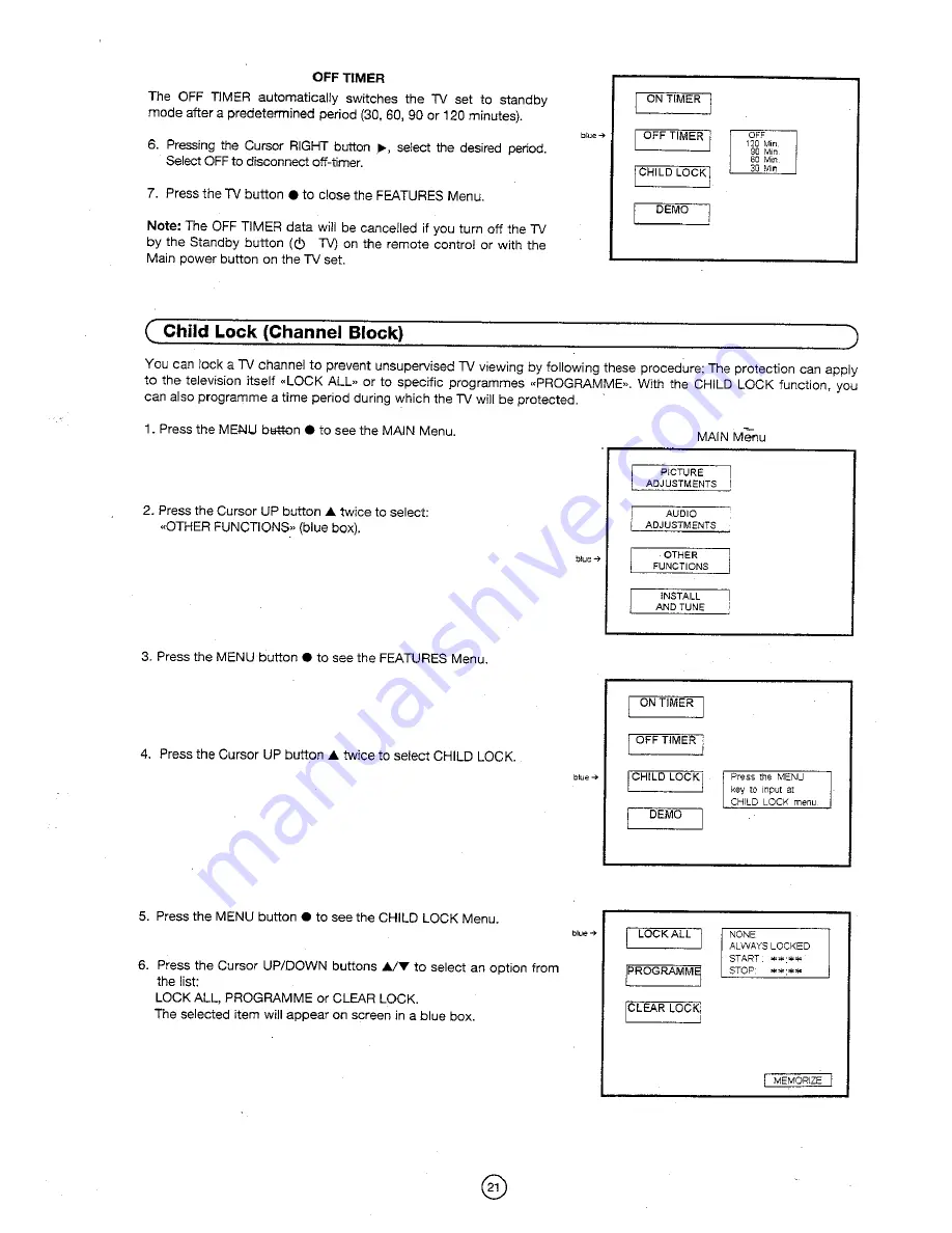 Sharp 51DS-03H Operation Manual Download Page 23