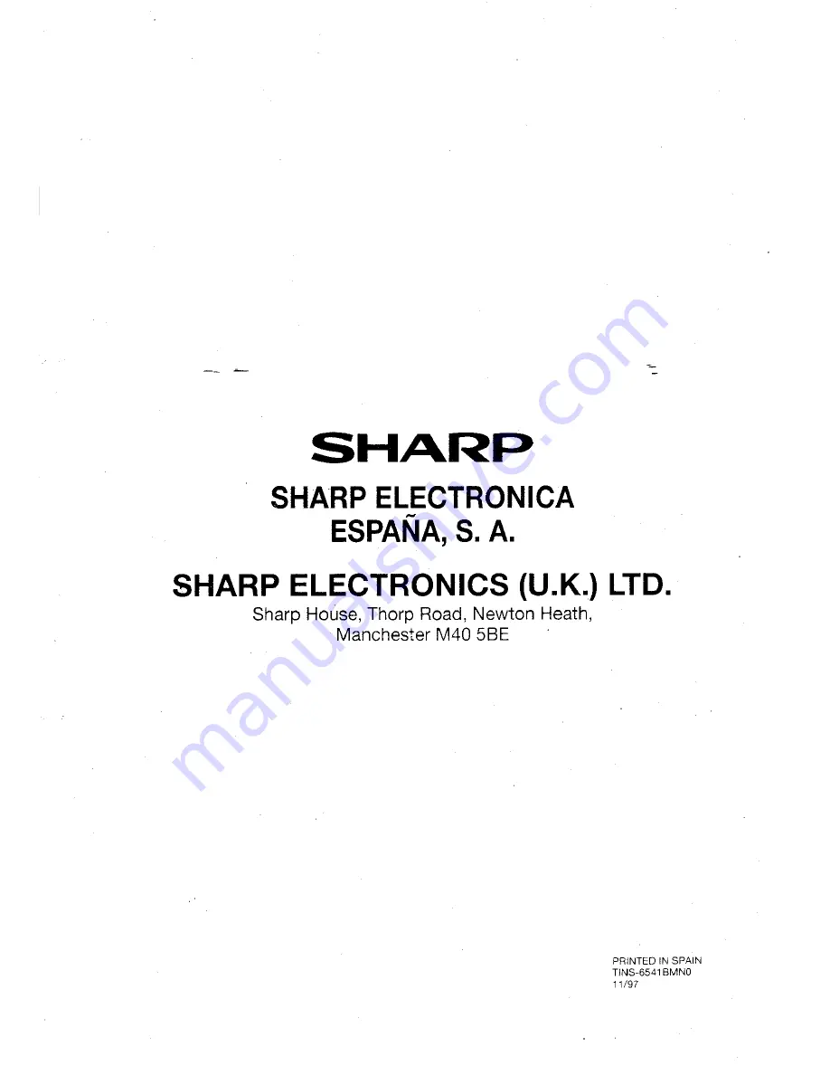 Sharp 51DS-03H Скачать руководство пользователя страница 36