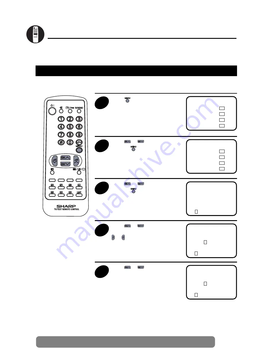 Sharp 51GT-25H Operation Manual Download Page 9