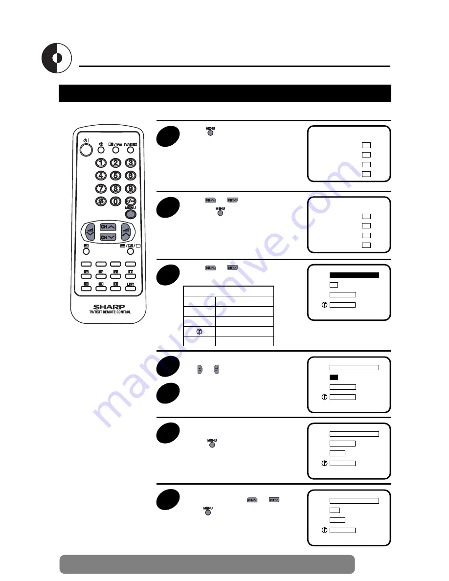 Sharp 51GT-25H Operation Manual Download Page 15