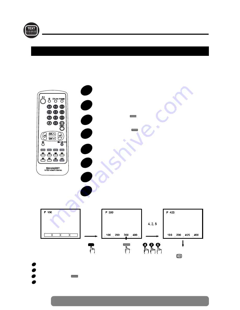 Sharp 51GT-25H Operation Manual Download Page 24