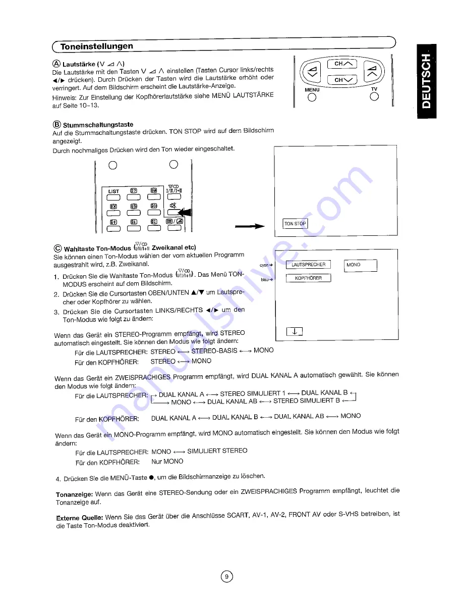 Sharp 54DS-02S Operation Manual Download Page 11