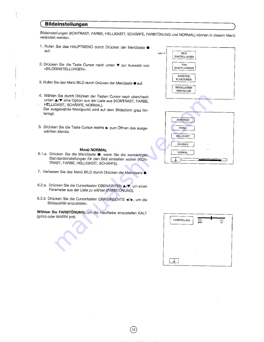 Sharp 54DS-02S Operation Manual Download Page 14