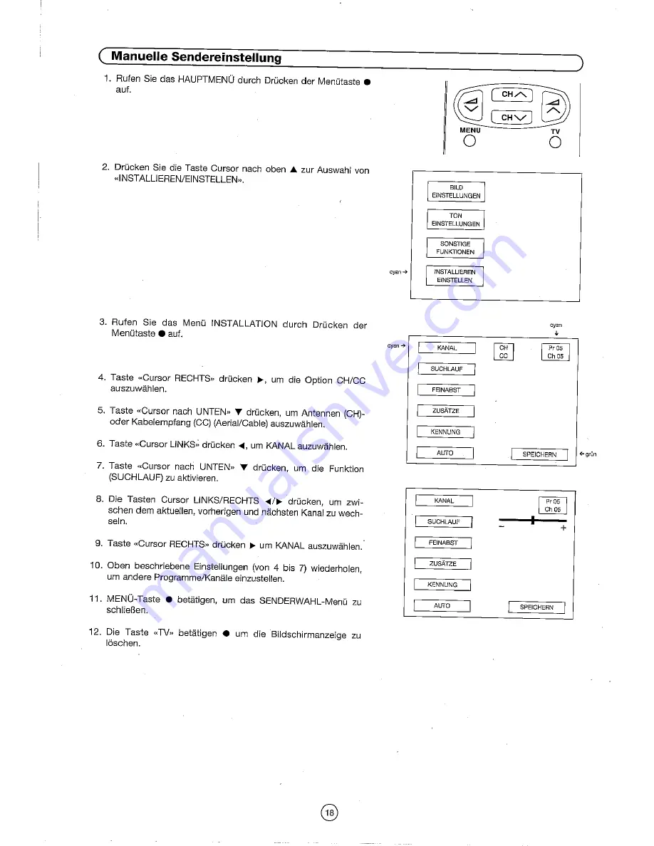 Sharp 54DS-02S Operation Manual Download Page 20