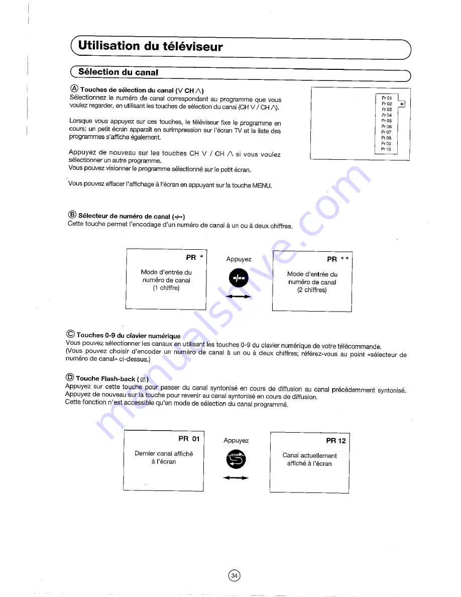 Sharp 54DS-02S Operation Manual Download Page 36