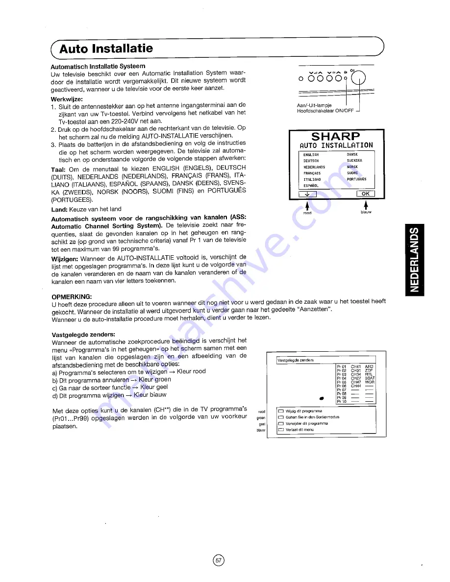 Sharp 54DS-02S Скачать руководство пользователя страница 59