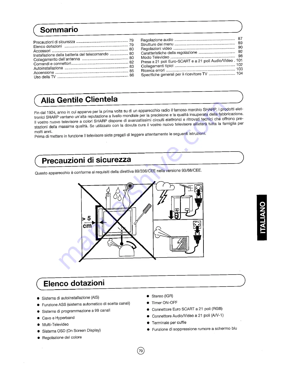 Sharp 54DS-02S Operation Manual Download Page 81