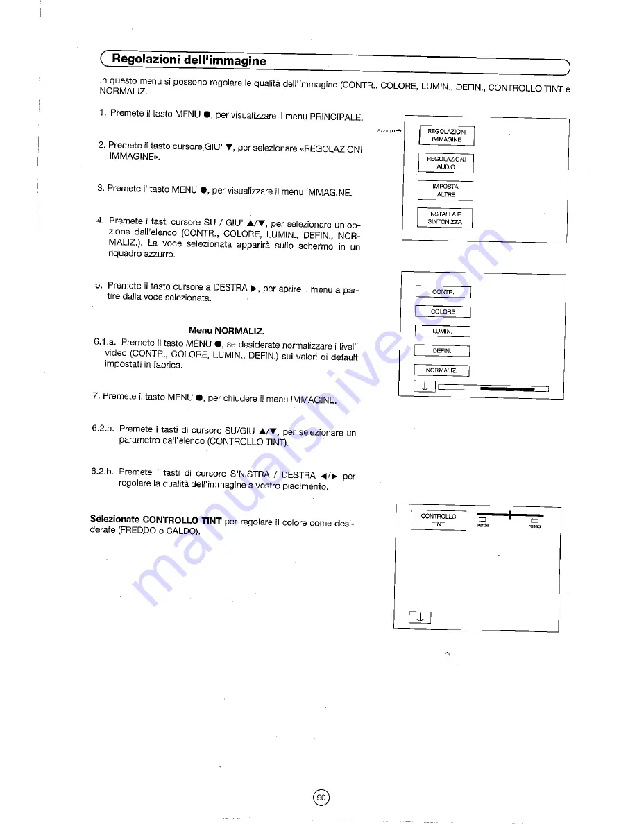 Sharp 54DS-02S Operation Manual Download Page 92