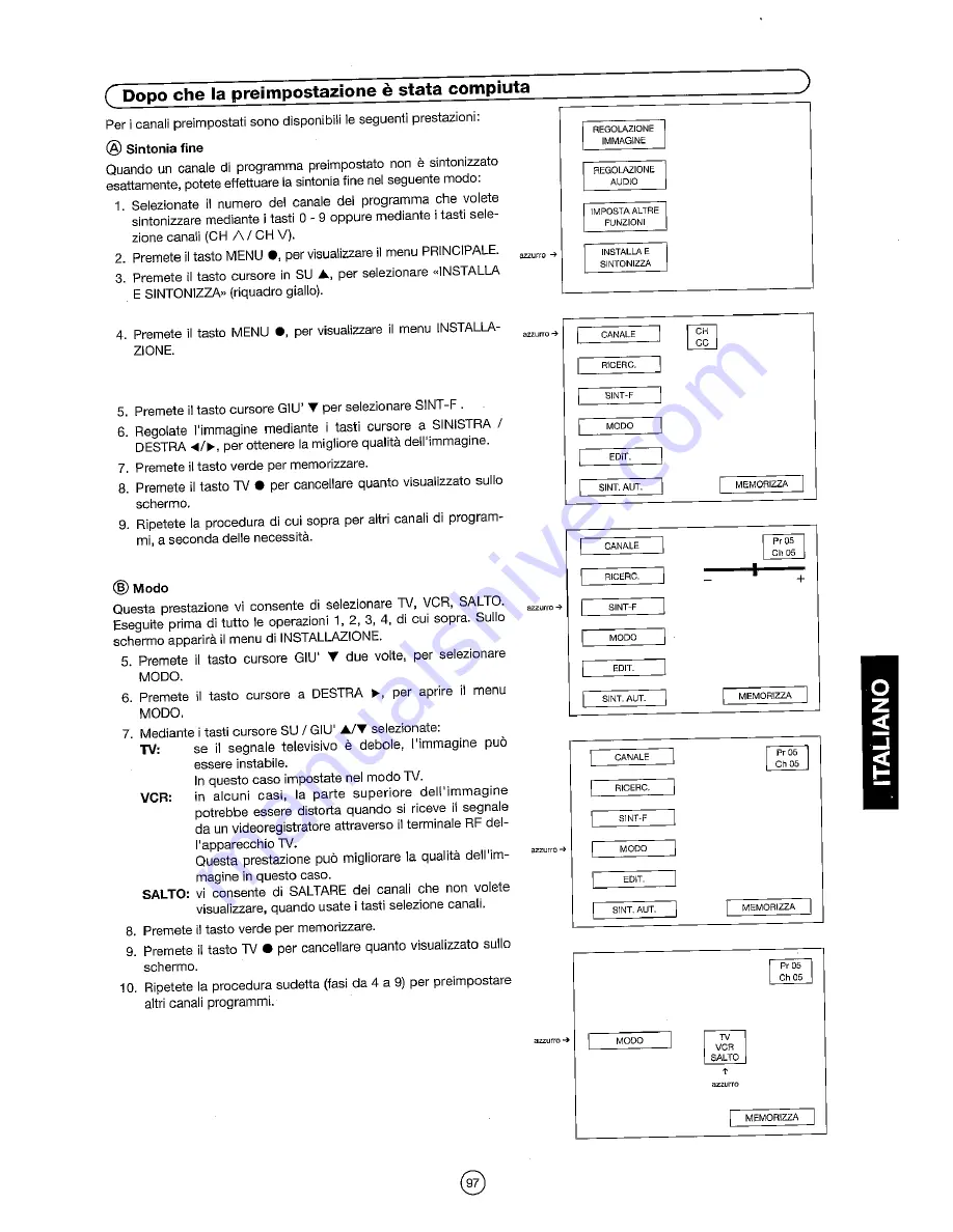 Sharp 54DS-02S Operation Manual Download Page 99