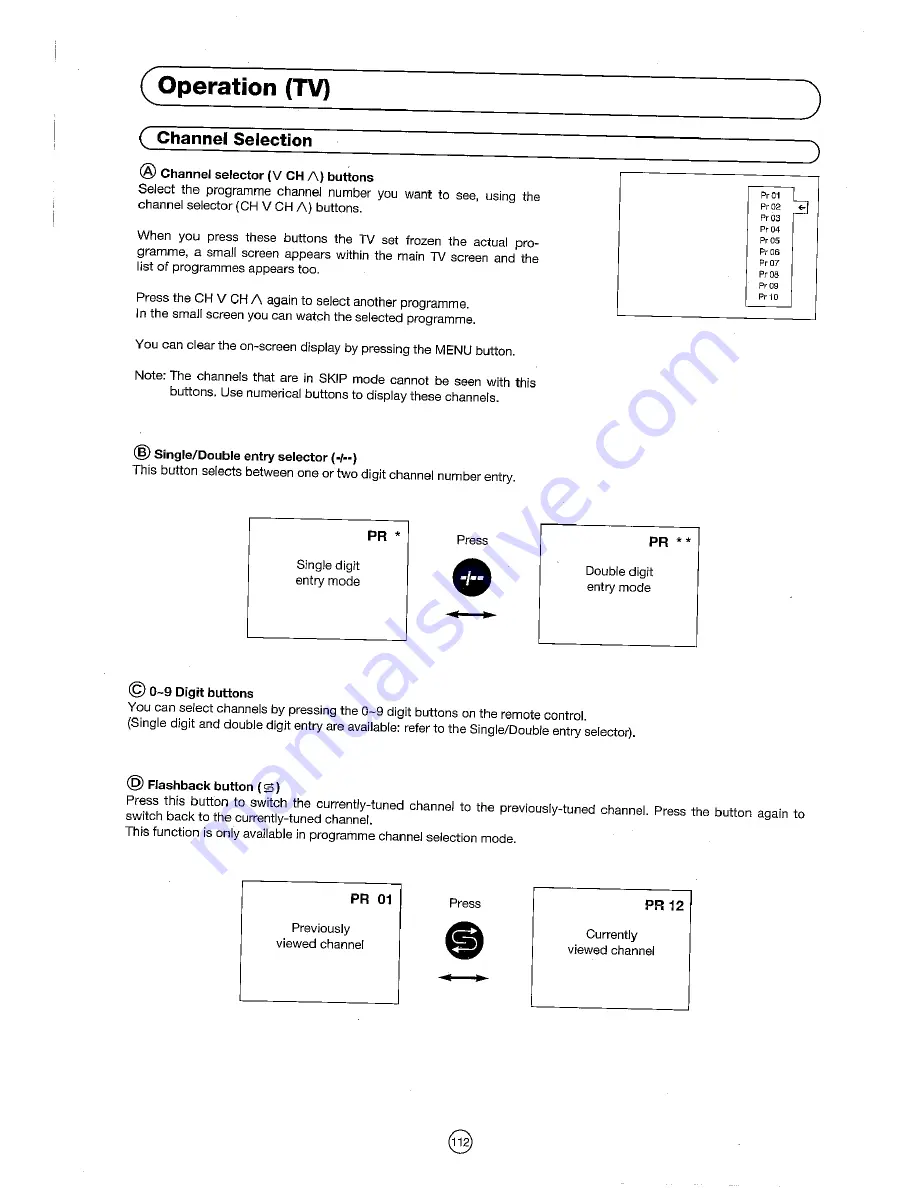 Sharp 54DS-02S Operation Manual Download Page 114