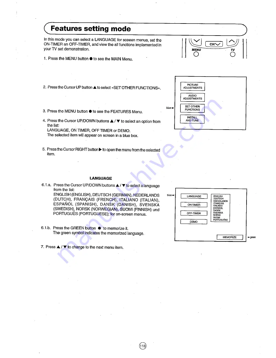 Sharp 54DS-03S Operation Manual Download Page 16