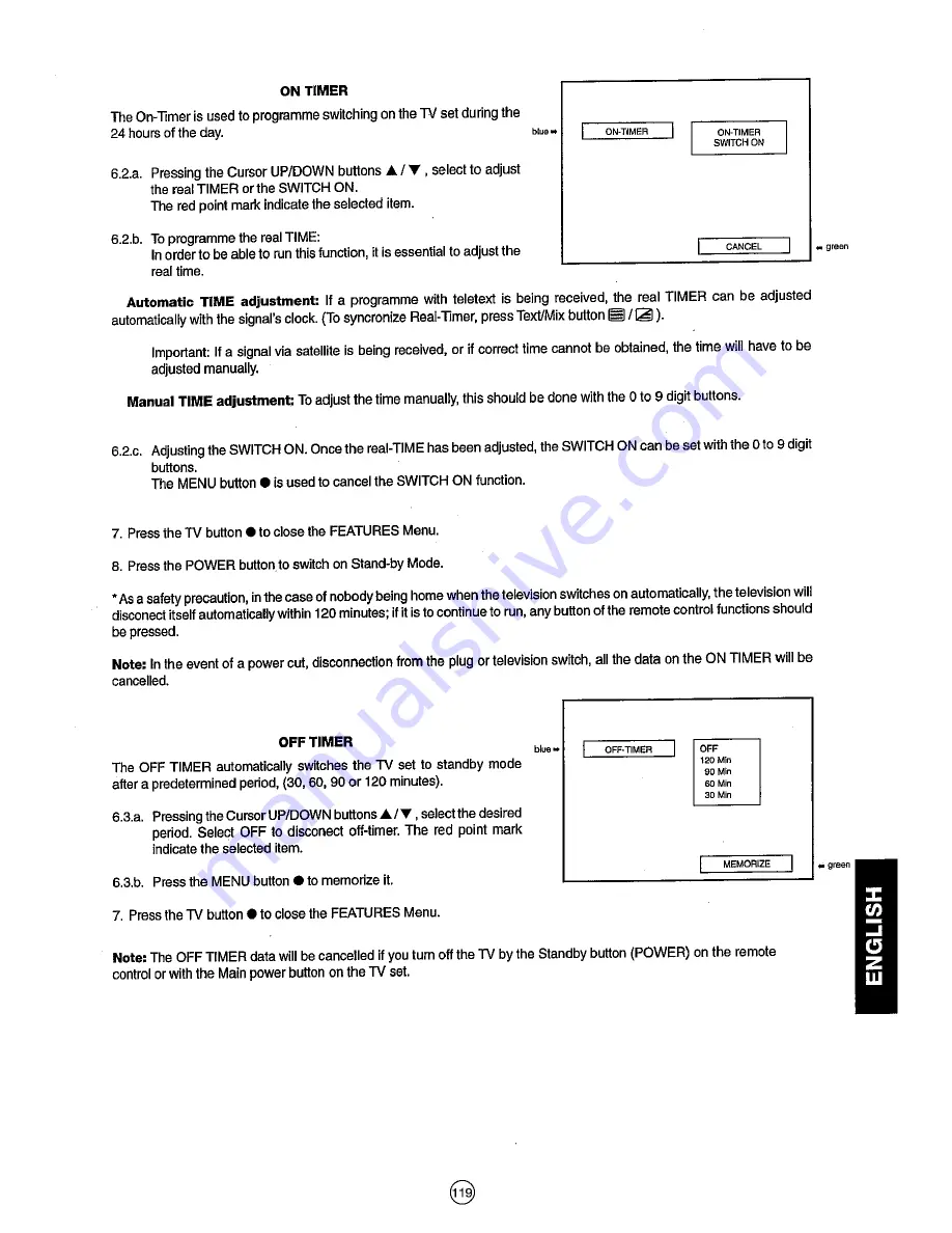 Sharp 54DS-03S Operation Manual Download Page 17