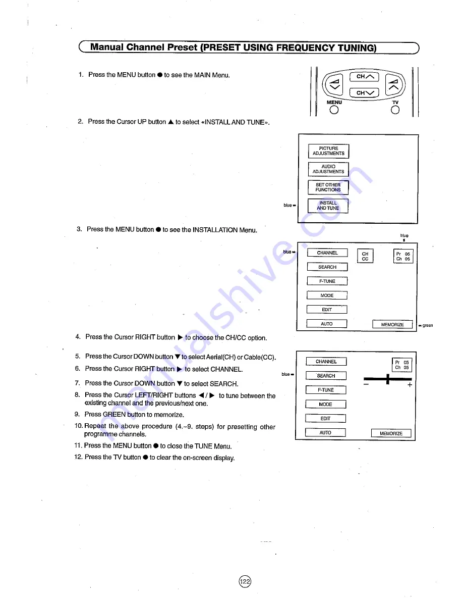 Sharp 54DS-03S Operation Manual Download Page 20