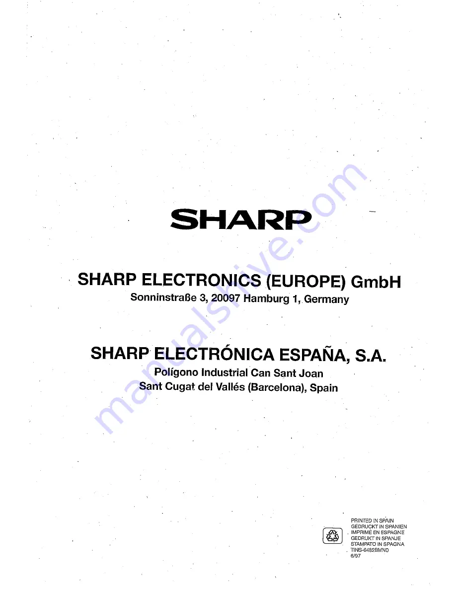 Sharp 54DS-03S Operation Manual Download Page 29