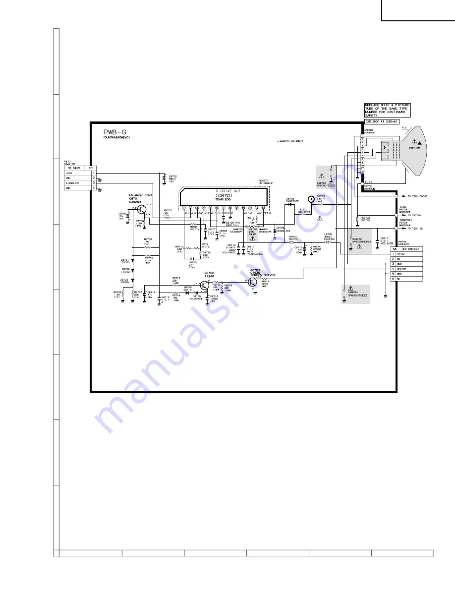 Sharp 55R-WP4H Service Manual Download Page 57