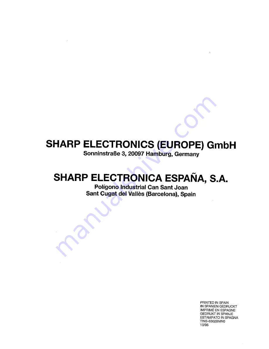 Sharp 63AS-03S Скачать руководство пользователя страница 23