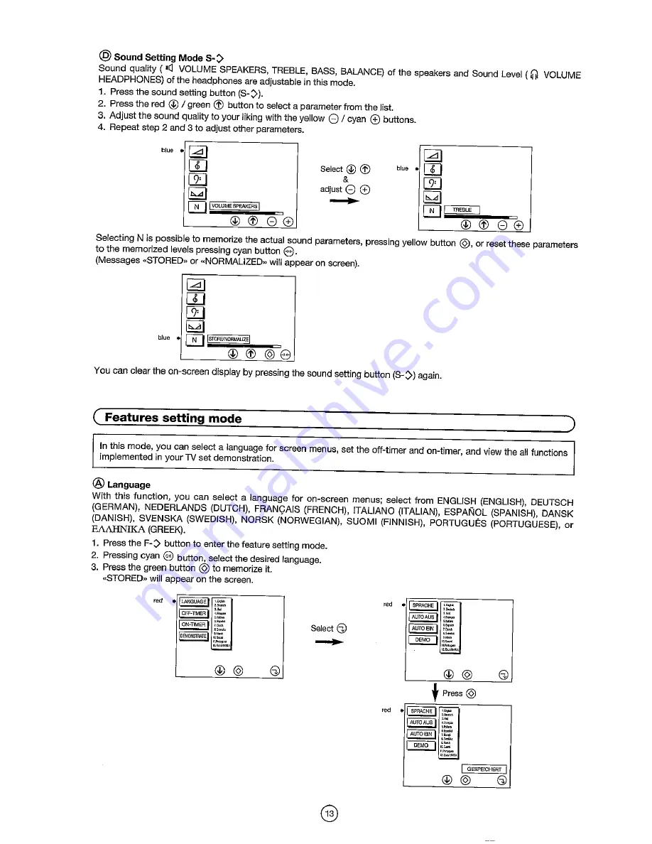 Sharp 63CS-03S Operation Manual Download Page 12