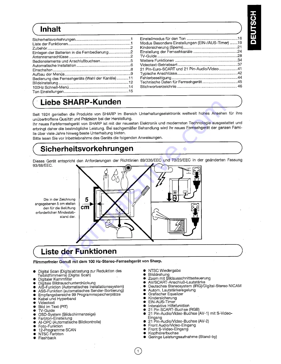 Sharp 72FF-57E Operation Manual Download Page 2