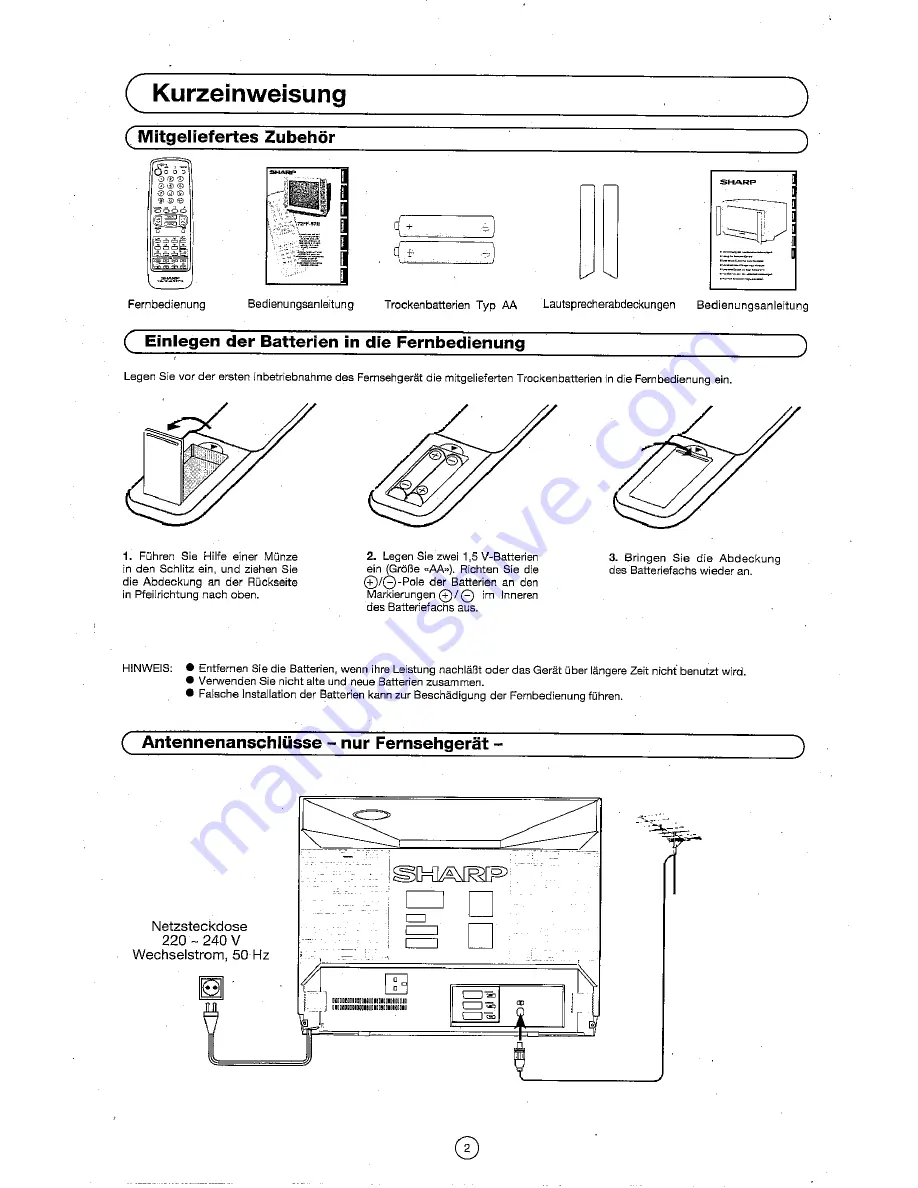 Sharp 72FF-57E Operation Manual Download Page 3