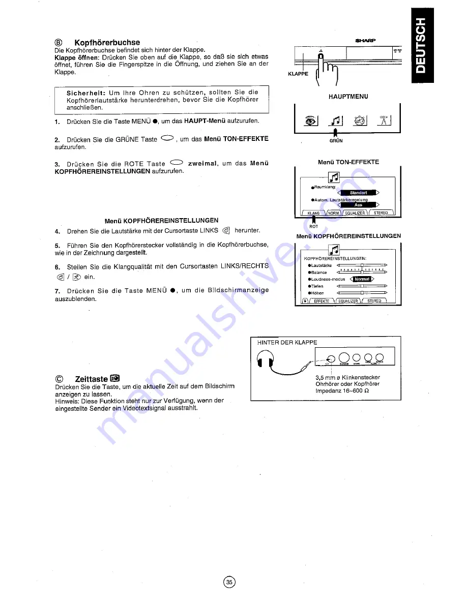 Sharp 72FF-57E Operation Manual Download Page 36