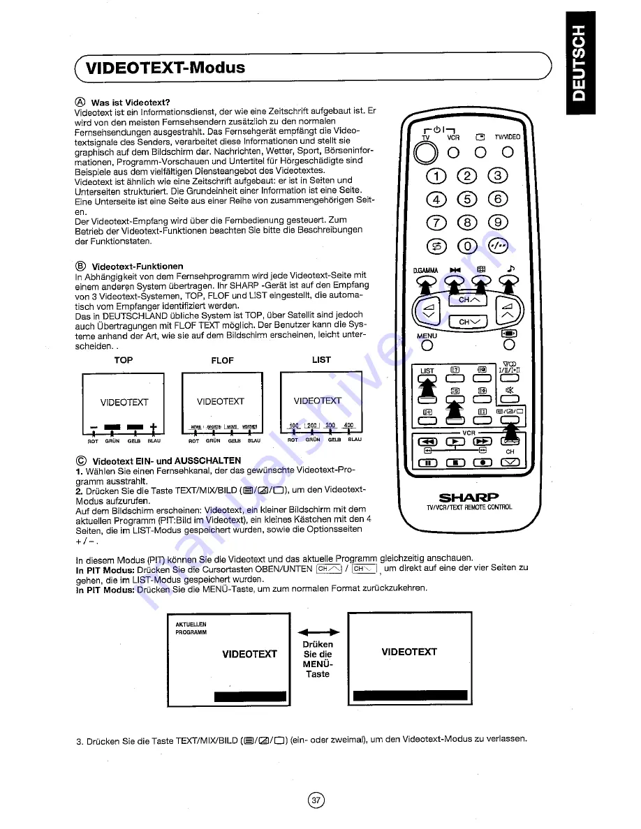 Sharp 72FF-57E Operation Manual Download Page 38