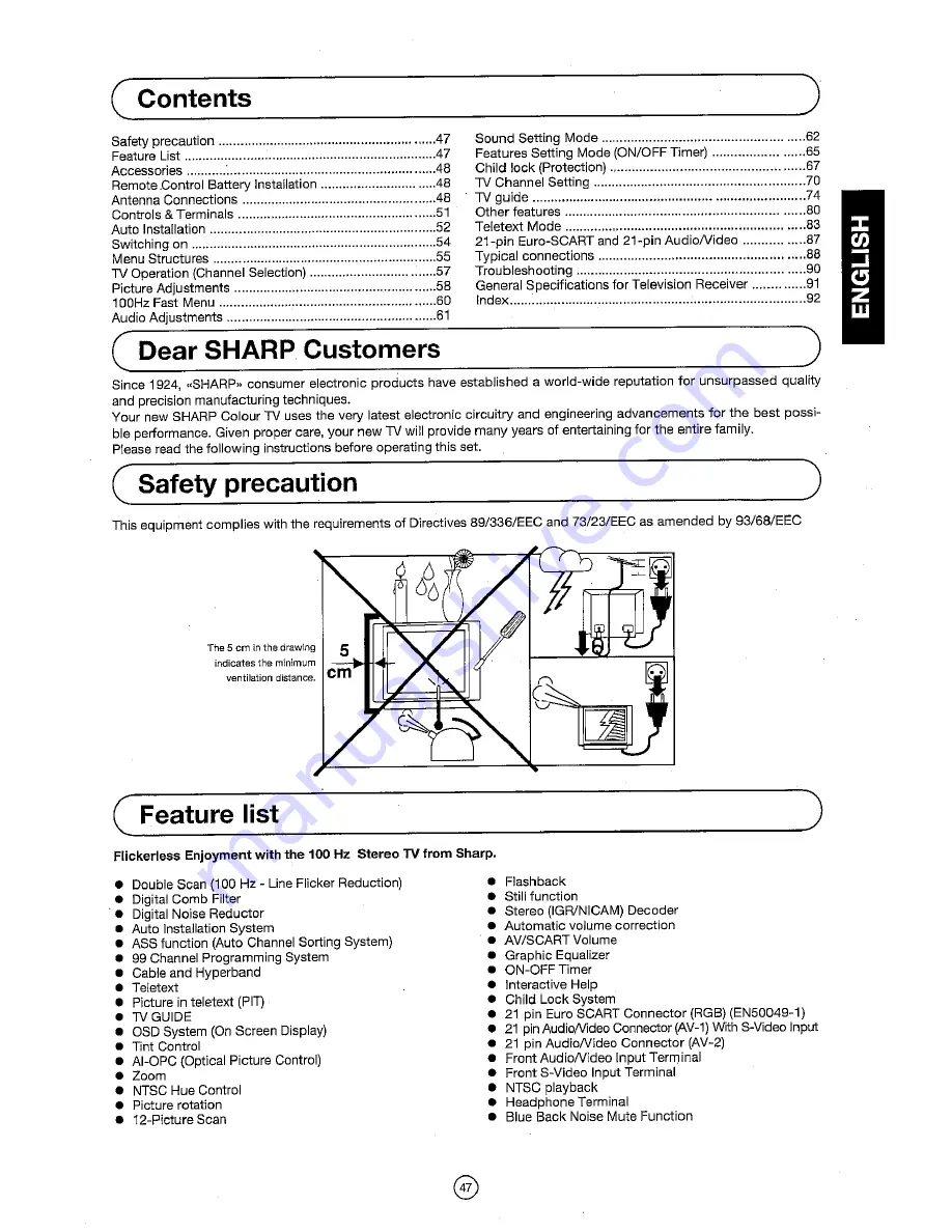 Sharp 72FF-57E Operation Manual Download Page 48