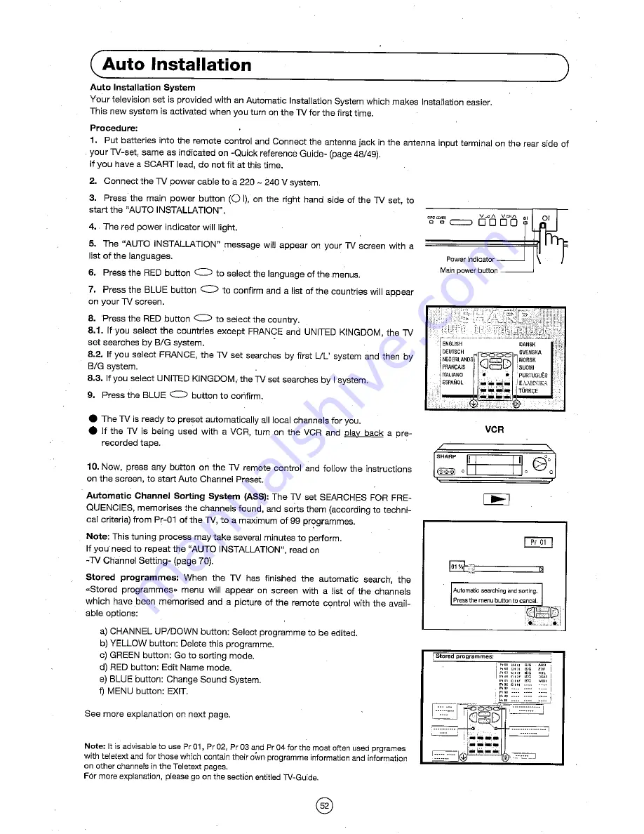 Sharp 72FF-57E Operation Manual Download Page 53