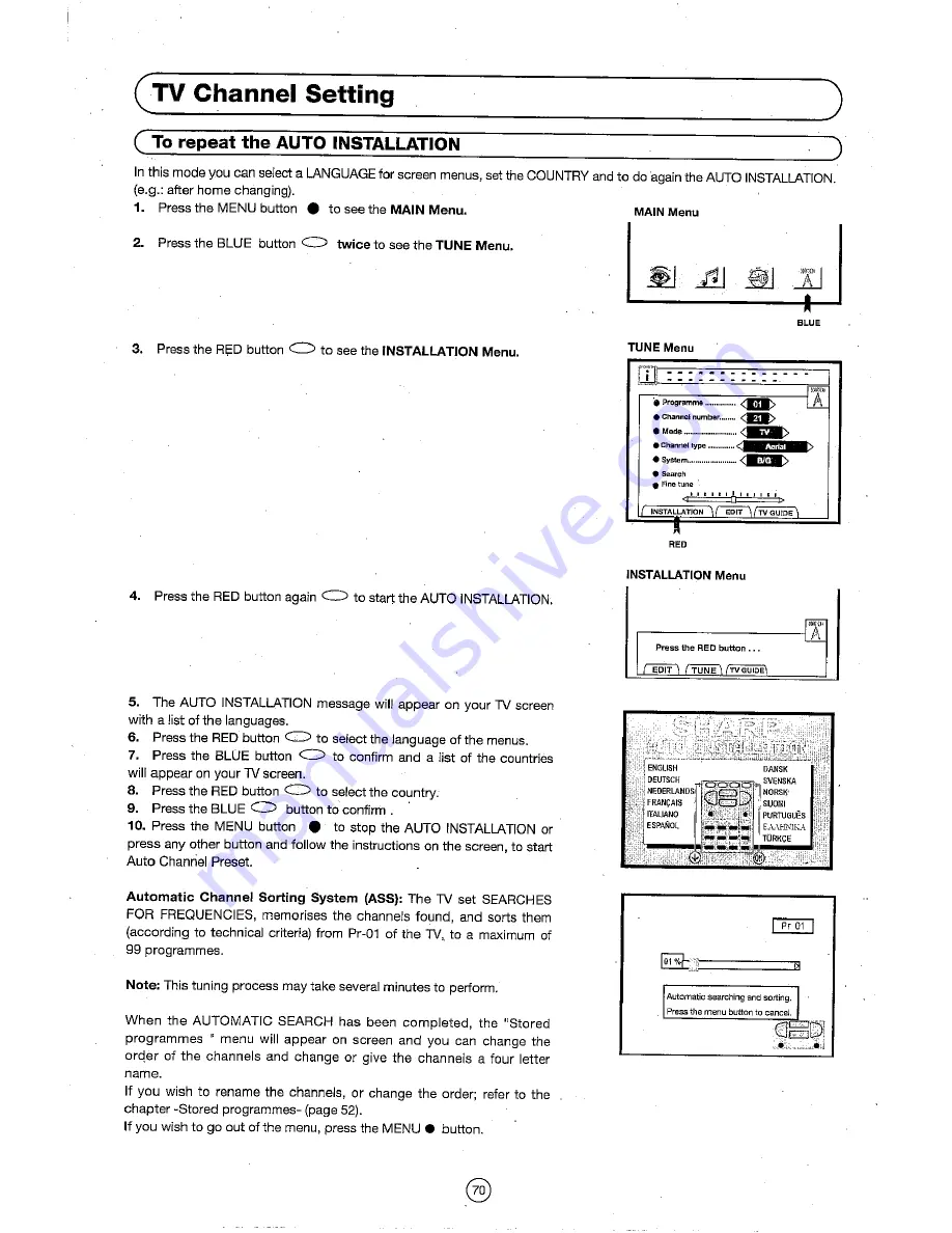 Sharp 72FF-57E Operation Manual Download Page 71