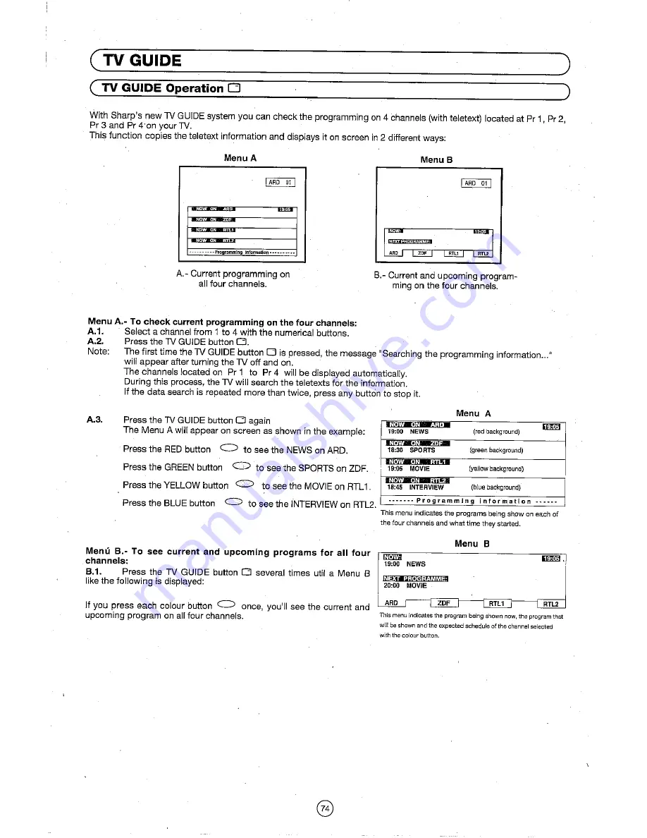 Sharp 72FF-57E Operation Manual Download Page 75