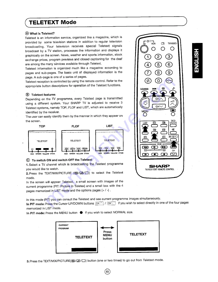 Sharp 72FF-57E Operation Manual Download Page 84