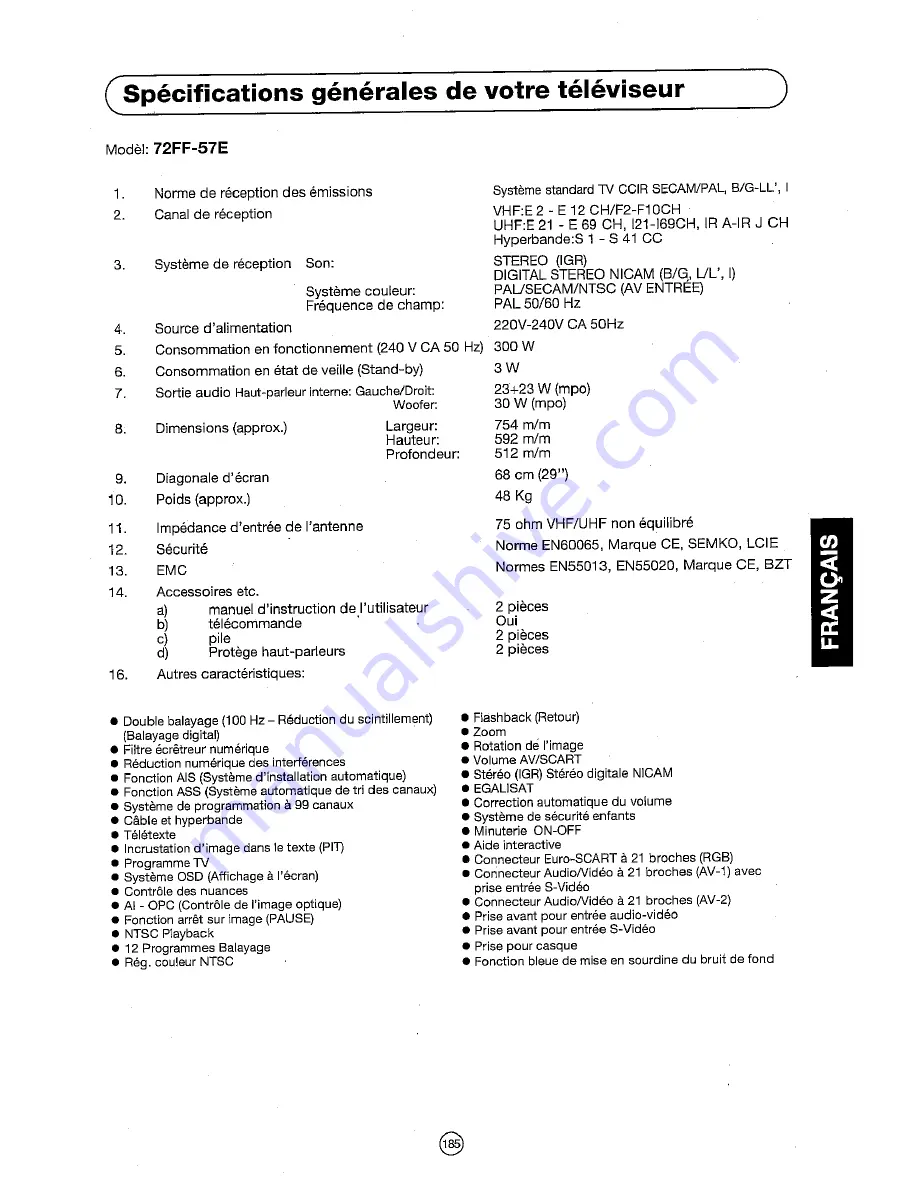 Sharp 72FF-57E Operation Manual Download Page 186