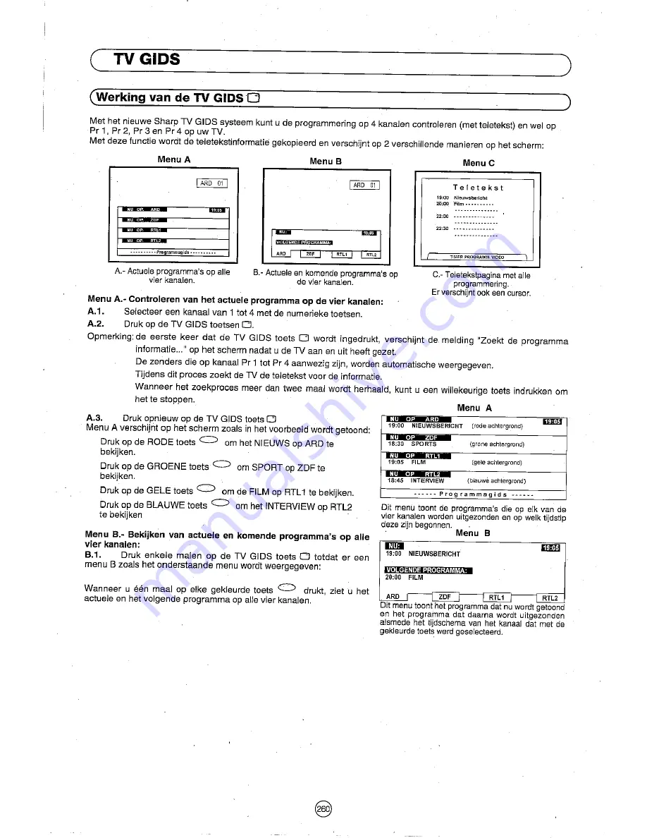 Sharp 72FF-57E Operation Manual Download Page 261