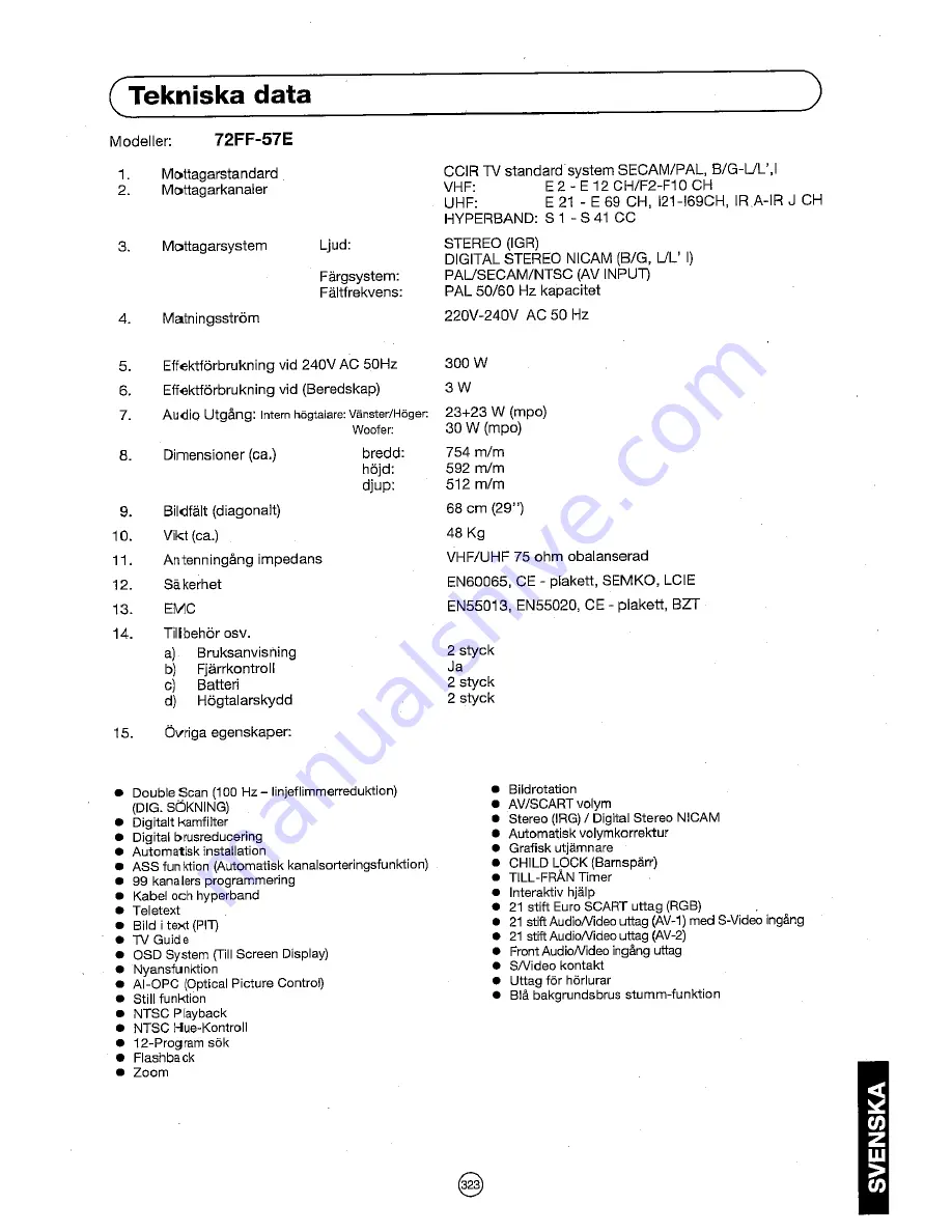 Sharp 72FF-57E Operation Manual Download Page 324