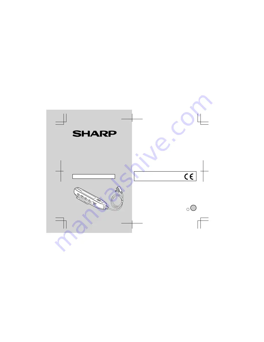 Sharp AD-TRC1 Operation Manual Download Page 1