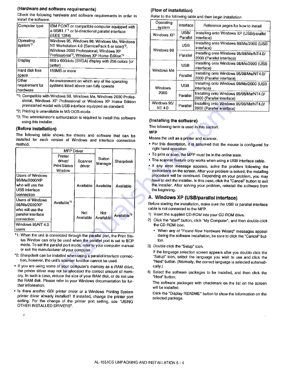 Sharp AL-1530CS Service Manual Download Page 23