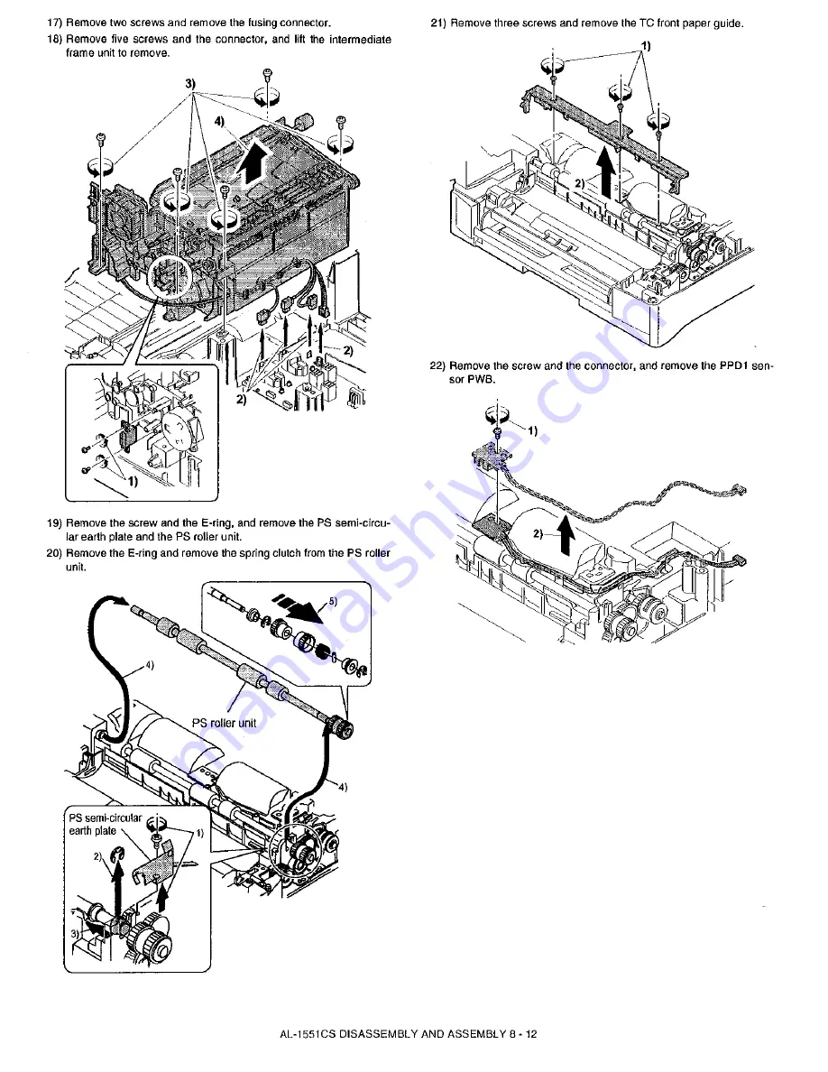 Sharp AL-1530CS Service Manual Download Page 53