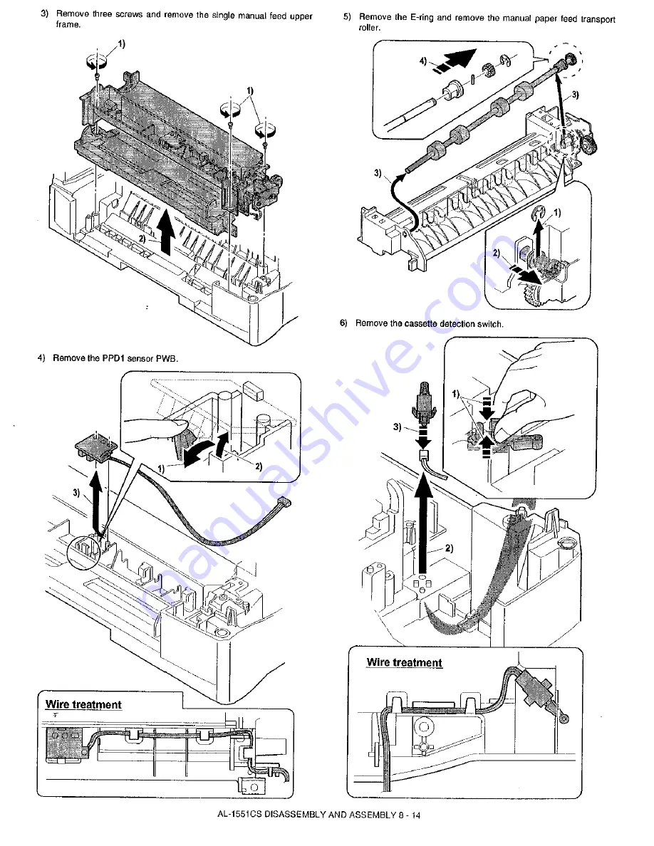 Sharp AL-1530CS Service Manual Download Page 55