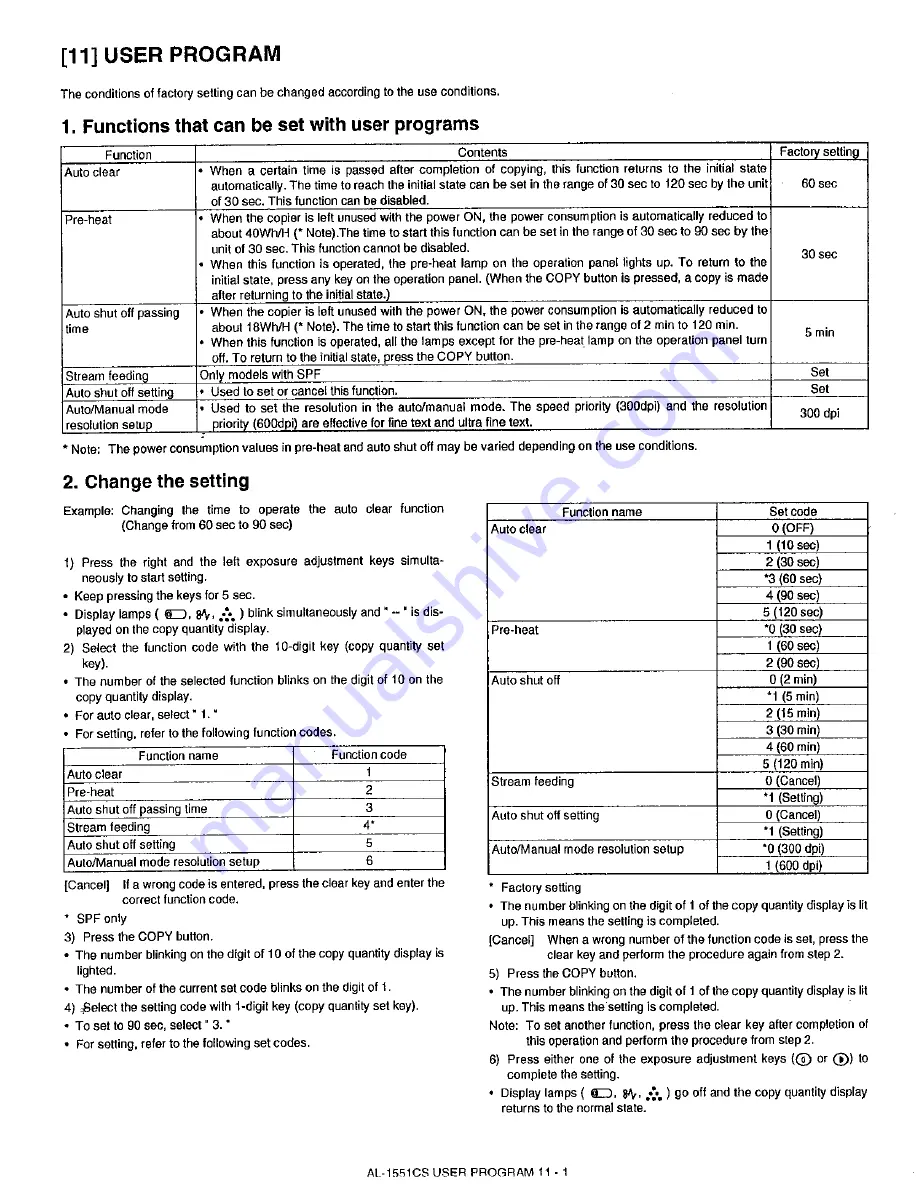 Sharp AL-1530CS Service Manual Download Page 94