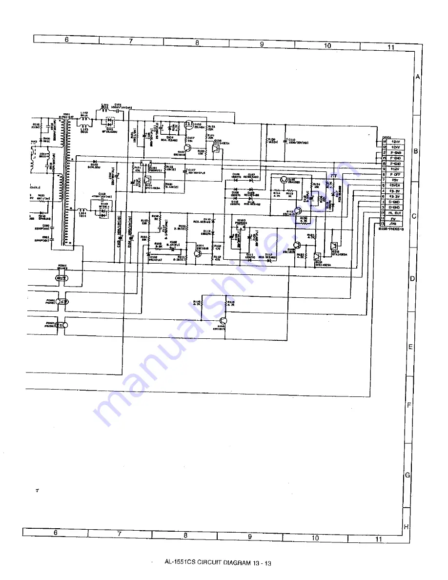 Sharp AL-1530CS Service Manual Download Page 121