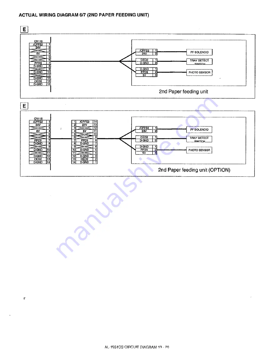 Sharp AL-1530CS Service Manual Download Page 128