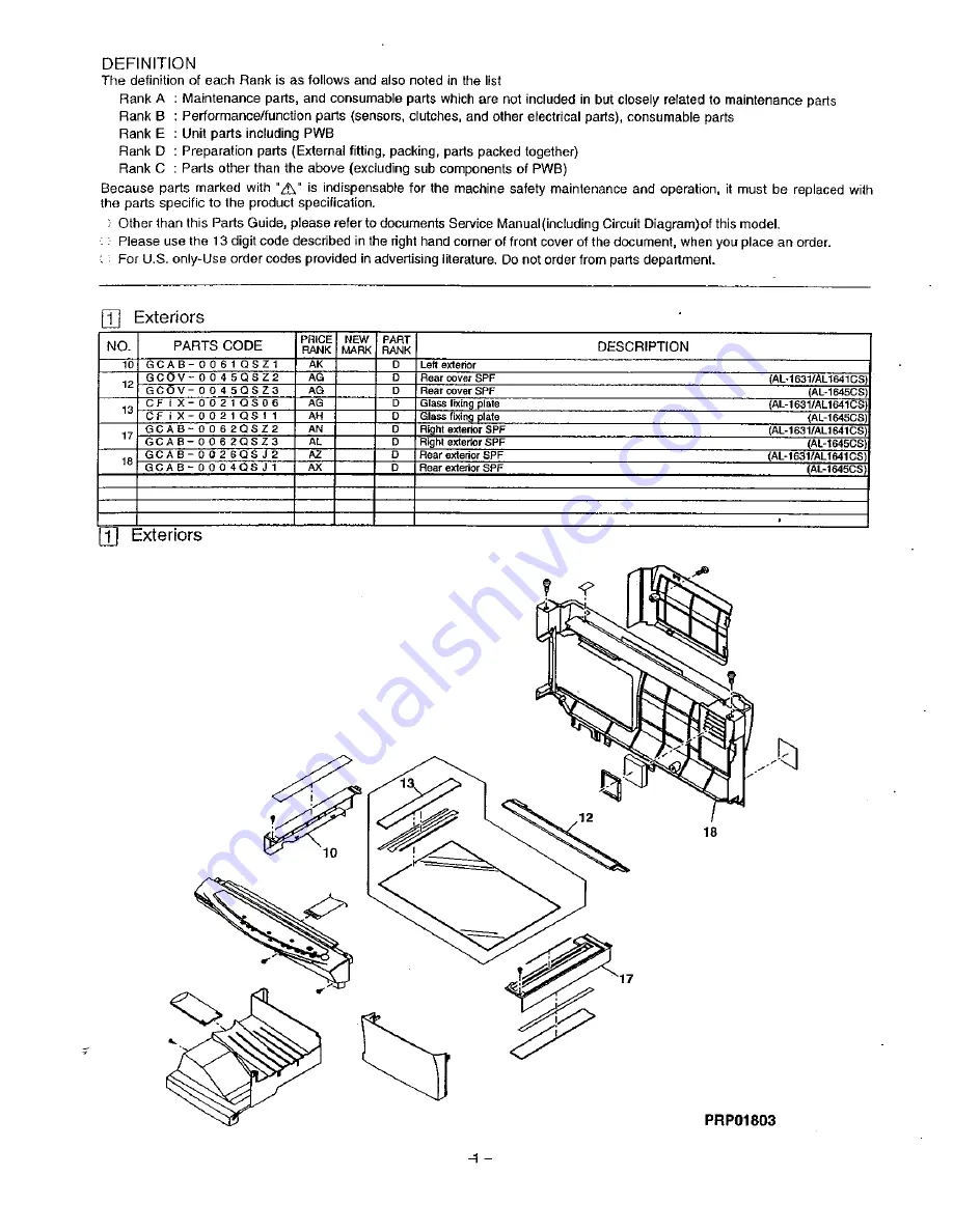 Sharp AL-1530CS Скачать руководство пользователя страница 182