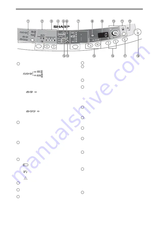 Sharp AL-1555 Series Operation Manual Download Page 8