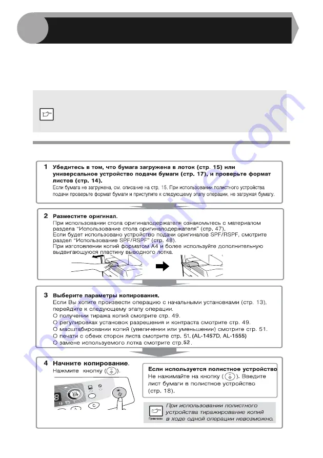 Sharp AL-1555 Series Operation Manual Download Page 126