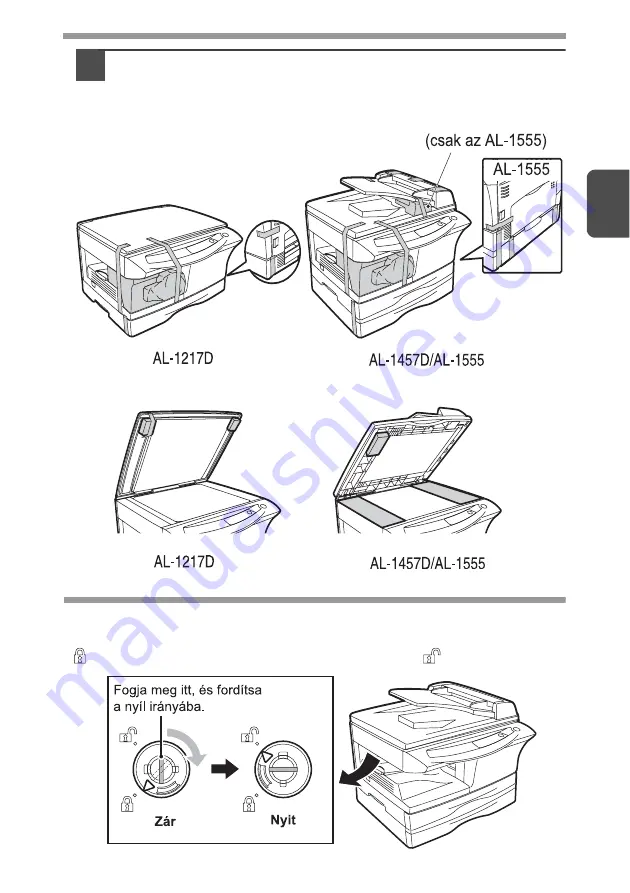 Sharp AL-1555 Series Operation Manual Download Page 165