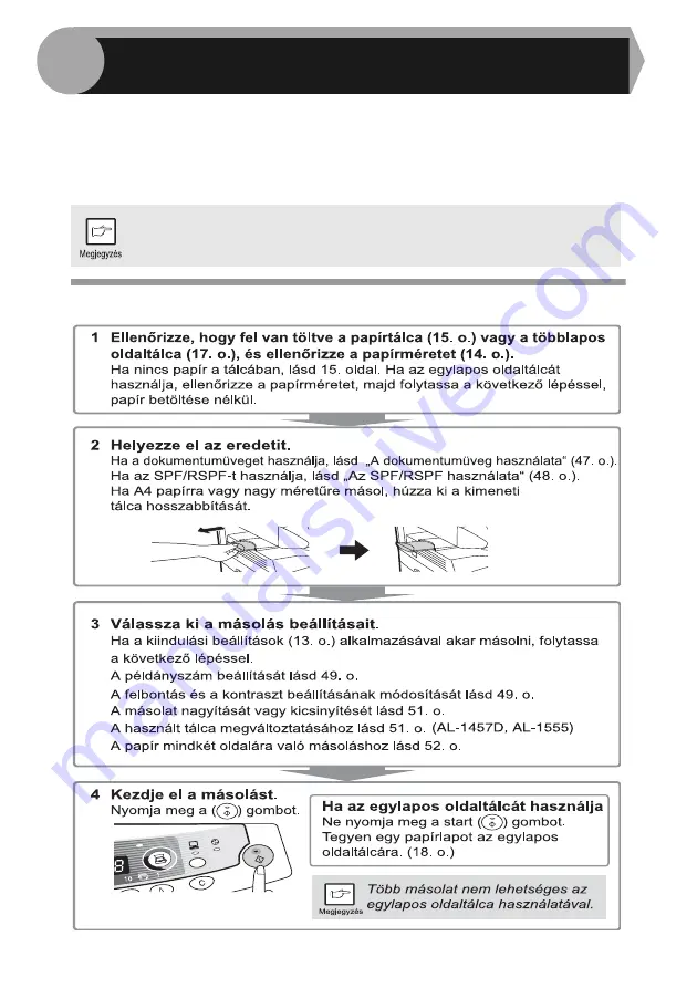 Sharp AL-1555 Series Operation Manual Download Page 202