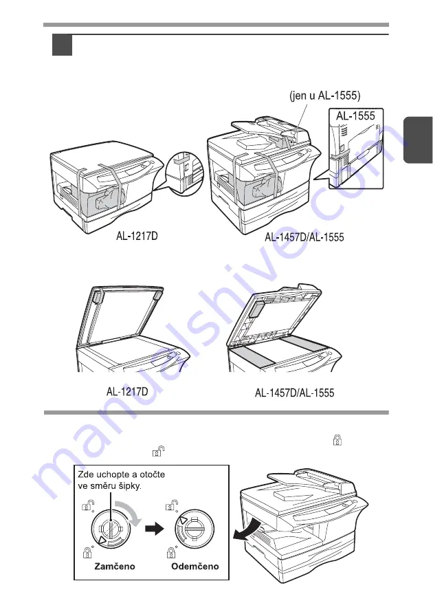 Sharp AL-1555 Series Operation Manual Download Page 241