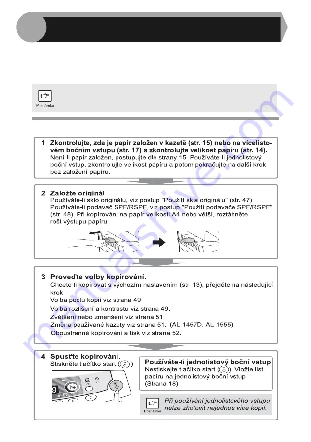 Sharp AL-1555 Series Operation Manual Download Page 278