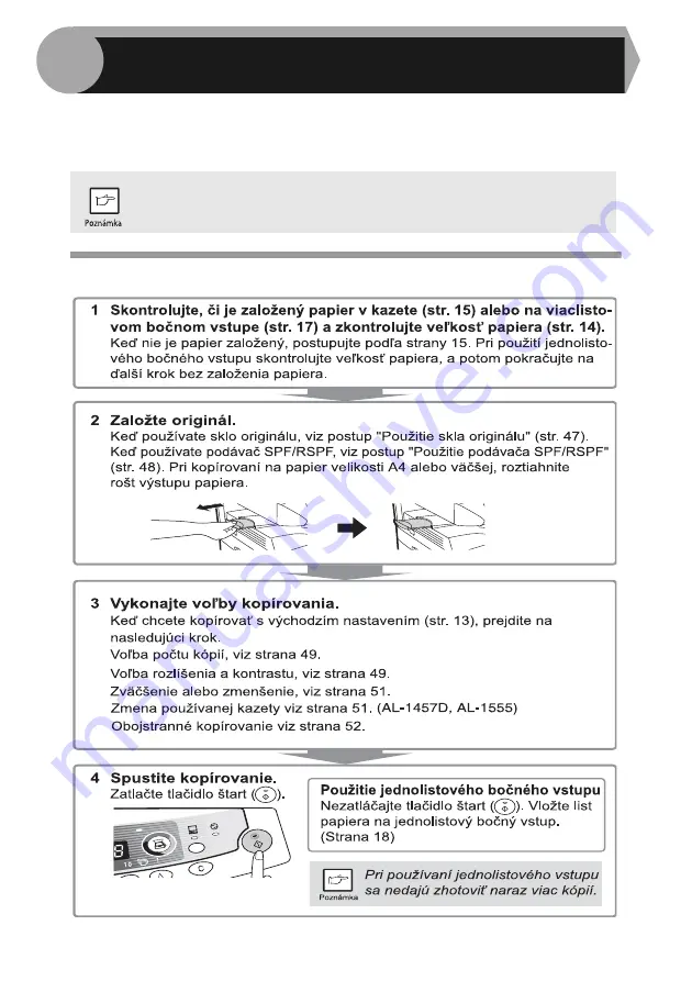 Sharp AL-1555 Series Operation Manual Download Page 430