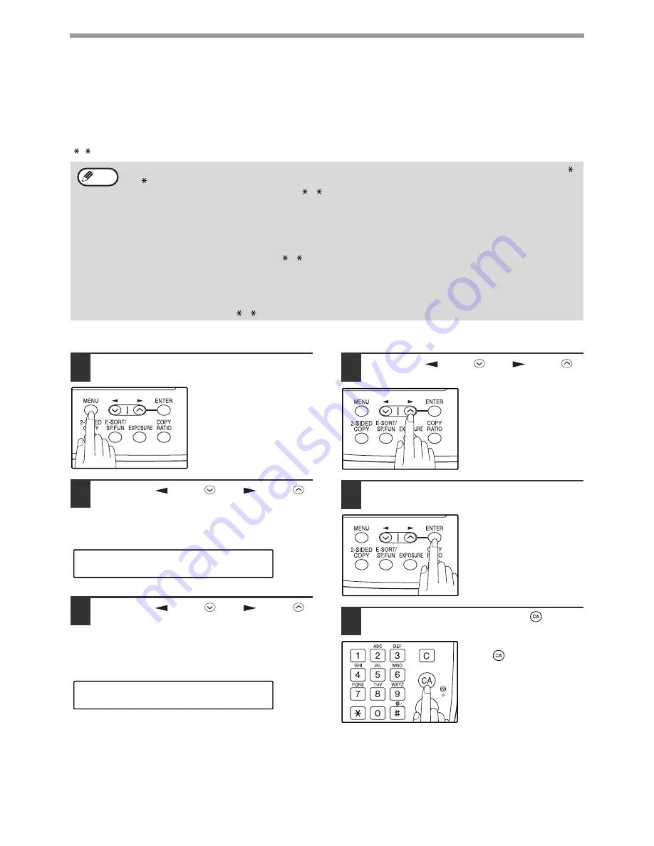 Sharp AL 1661CS - B/W Laser - All-in-One Operation Manual Download Page 42