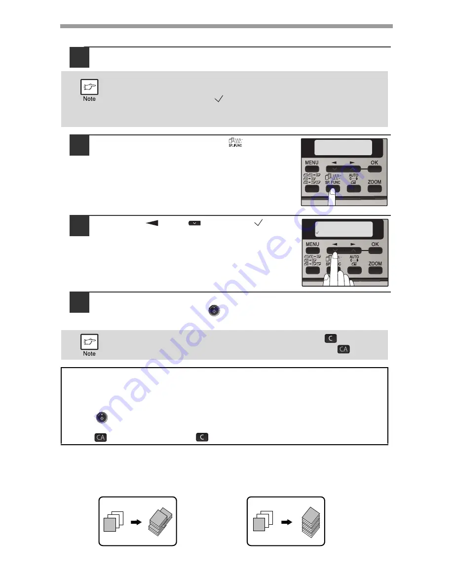 Sharp AL-2051 Operation Manual Download Page 34